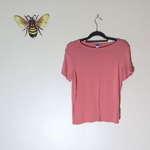 Old Navy Women's Coral Short Sleeve Tee
